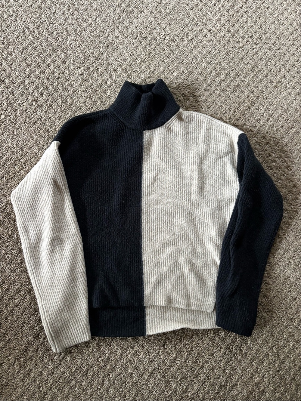 Abercrombie Women’s Colorblock Turtleneck Sweater